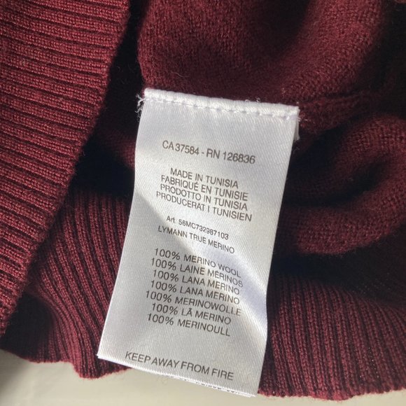 J.LINDEBERG V-Neck Merino Wool sweater  - size XL - Picture 9 of 11